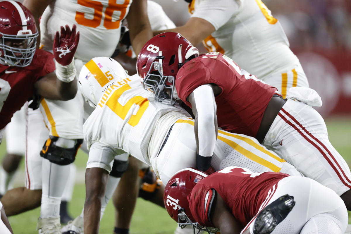 Christian Harris vs Tennessee, Oct. 23, 2021